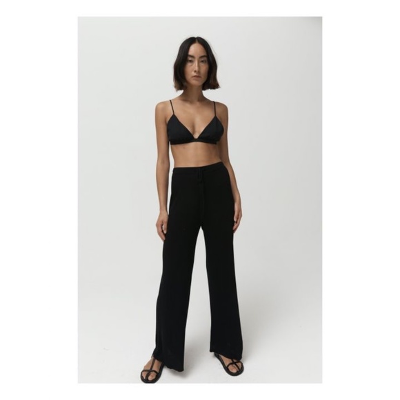 St Agni Zola Knit Pants - Black - Size M - Picture 1 of 6